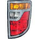 Halogen Tail Light Assembly: Passenger Side, Plastic, Clear; Amber; Red, 1 Pack