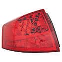 Driver Side Outer Tail Light Lens And Housing; Led Style