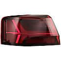 New OEM Replacement Driver Side Outer LED Tail Light Assembly, Sedan Models, Body Mounted