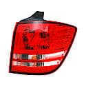 New Standard Replacement Passenger Side Outer Tail Light Assembly, Non LED Two Bulb Type