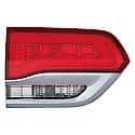 New CAPA Certified Standard Replacement Driver Side Inner Tail Light Assembly, Without Gray Trim