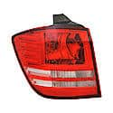 New CAPA Certified Standard Replacement Driver Side Outer Tail Light Assembly, Non-LED Type