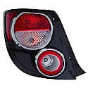 New CAPA Certified Standard Replacement Driver Side Tail Light Assembly, Hatchback Models