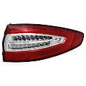 New CAPA Certified Standard Replacement Passenger Side Outer Tail Light Assembly