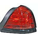 New Economy Replacement Passenger Side Tail Light Lens And Housing, Red Lens