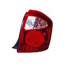 New Economy Replacement Passenger Side Tail Light Assembly, 4 Door Hatchback