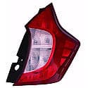 New CAPA Certified Standard Replacement Passenger Side Tail Light Assembly, Hatchback Models