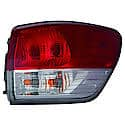 New CAPA Certified Standard Replacement Passenger Side Outer Tail Light Assembly