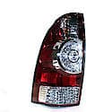 New Economy Replacement Driver Side LED Style Tail Light Assembly, Clear Center Lens