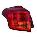 New CAPA Certified Standard Replacement Driver Side Outer Tail Light Lens And Housing