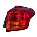 New CAPA Certified Standard Replacement Passenger Side Outer Tail Light Assembly, USA Built Models