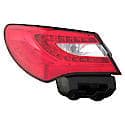 New Economy Replacement Driver Side Tail Light Assembly, Sedan Models