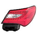 New Economy Replacement Passenger Side Tail Light Assembly, Sedan Models