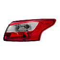 New CAPA Certified Standard Replacement Passenger Side Outer Tail Light Assembly, Sedan Models