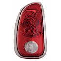 New Standard Replacement Driver Side Tail Light Lens And Housing, With Chrome Trim