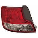 New Standard Replacement Driver Side Tail Light Lens And Housing, From Production Date 07/2011