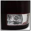 Tail Light Assembly, Red Smoke Lens; Black Housing; Uses Stock Bulb; Set Of 2