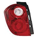 New CAPA Certified Standard Replacement Driver Side Tail Light Assembly, Includes Wiring Harness