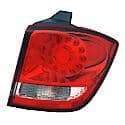 New CAPA Certified Standard Replacement Passenger Side Outer LED Tail Light Assembly