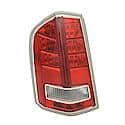 New CAPA Certified Standard Replacement Driver Side Tail Light Assembly, W/ Red Lens