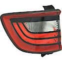 New CAPA Certified Standard Replacement Driver Side Outer Tail Light Assembly, Body Mounted