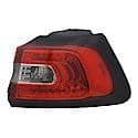 New CAPA Certified Standard Replacement Passenger Side Outer Tail Light Assembly, Body Mounted