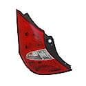 New CAPA Certified Standard Replacement Driver Side Tail Light Assembly, Hatchback Models