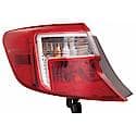 New Economy Replacement Driver Side Outer Tail Light Assembly, All Models Including Hybrid