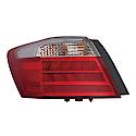 New CAPA Certified Standard Replacement Driver Side Outer LED Tail Light Assembly