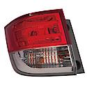 New CAPA Certified Standard Replacement Driver Side Outer Tail Light Assembly, Body Mounted