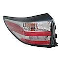 New CAPA Certified Standard Replacement Driver Side Outer Tail Light Assembly