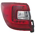 New CAPA Certified Standard Replacement Driver Side Outer Tail Light Lens And Housing, Wagon Models