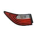 New CAPA Certified Standard Replacement Driver Side Outer Tail Light Lens And Housing