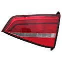 New CAPA Certified Standard Replacement Passenger Side Inner Tail Light Assembly, Bulb Type