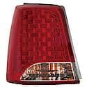 New Economy Replacement Driver Side Outer Tail Light Assembly, Non-LED Type, EX And LX Models