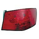 New CAPA Certified Standard Replacement Passenger Side Outer Tail Light Assembly, Sedan Models