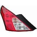 Halogen Tail Light Assembly: Driver Side, Plastic, Clear; Red, 1 Pack