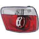 LED Tail Light Assembly: Driver Side, Plastic, Clear And Red, Easy Installation, 1 Pack