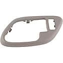 Interior Door Handle Front And Rear Right Handle Bezel With Lock Hole Gray