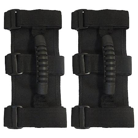 Grab Handle Set, Left or Right, Front or Rear, Black, Deluxe