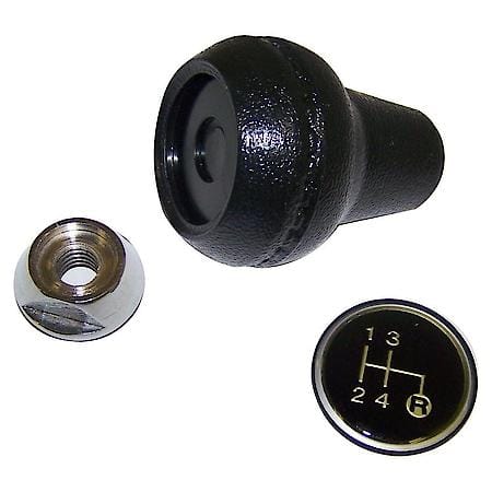 Transmission Shift Knob Kit, Black, Silver, with T4, T176, T177 Transmissions