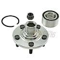 Wheel Bearing & Hub Assembly: 5 Studs, Includes Spindle Hub, Wheel Bearing, Axle Nut, C-Clip