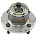 Wheel Bearing and Hub Assembly: 4 Studs, Includes Spindle Hub + Wheel Bearing (pre-pressed)