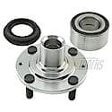 Wheel Bearing and Hub Assembly: 4 Studs, Includes Spindle Hub, Wheel Bearing, Wheel Seal