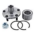 Wheel Bearing and Hub Assembly: 5 Studs, Includes Spindle Hub, Axle Nut, C-Clip (2)