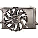 Radiator Fan Assembly: 75508, Single, With Original Equipment Connector