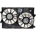 Radiator Fan Assembly: Dual, W/ Resistor & Controller, Cost Effective & Reliable