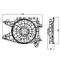 Rad/Condenser Fan Assembly