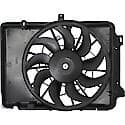 Radiator Fan Assembly: 35317, Single, With Original Equipment Connector