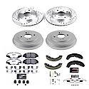 Front And Rear Carbon-Fiber Ceramic Disc Pad And Rotor: Brake Kit, Z26 Street Performance
